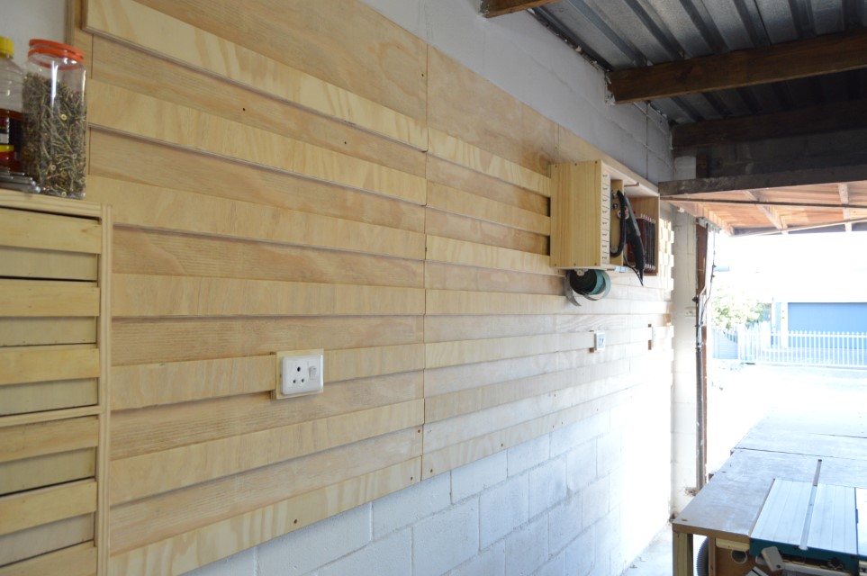 DIY French Cleat Wall For Small Wor
