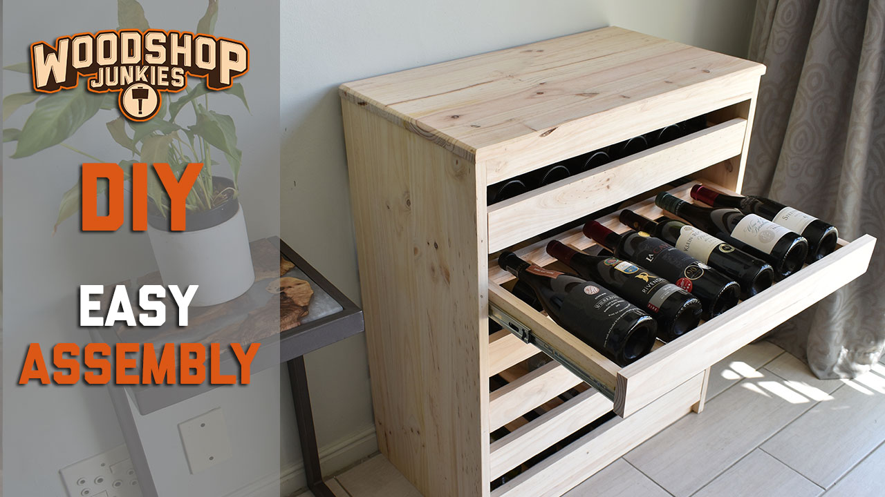 Wine cabinet woodworking plans sale