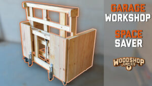 Compact Space Saving Table Saw Station- Workshop Plans
