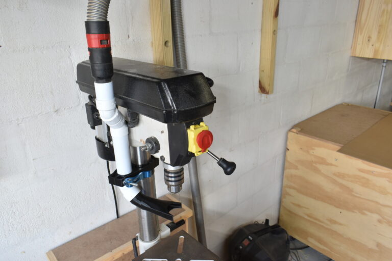 3D Printed Drill Press Dust Collection System